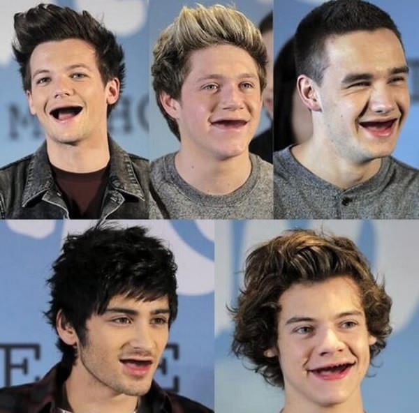 
	
	Còn đây là các thành viên còn lại của One Direction.